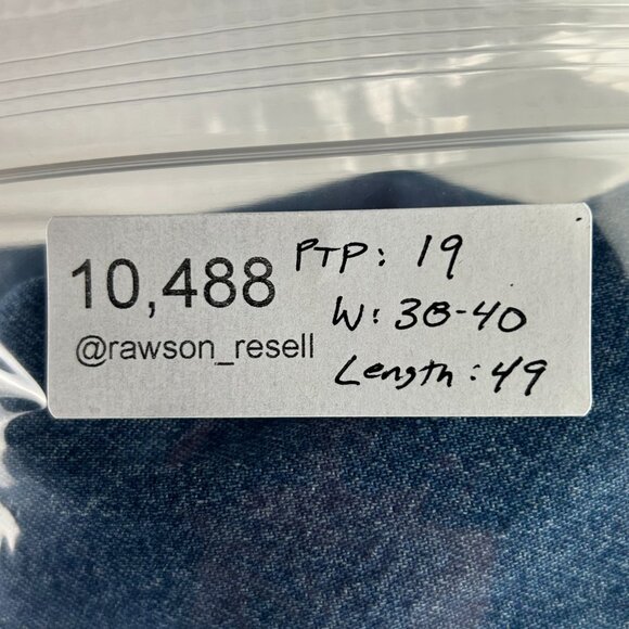 90s Denim Jean Dress Women's Medium Quilt Patchwork Stitched‎ USA Flag Red White - Picture 7 of 7